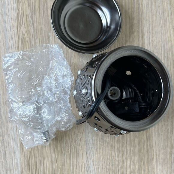 Scentsy Margot Wax Scent Warmer Pearl Bronze Retired Full Size Nwot - Picture 5 of 6